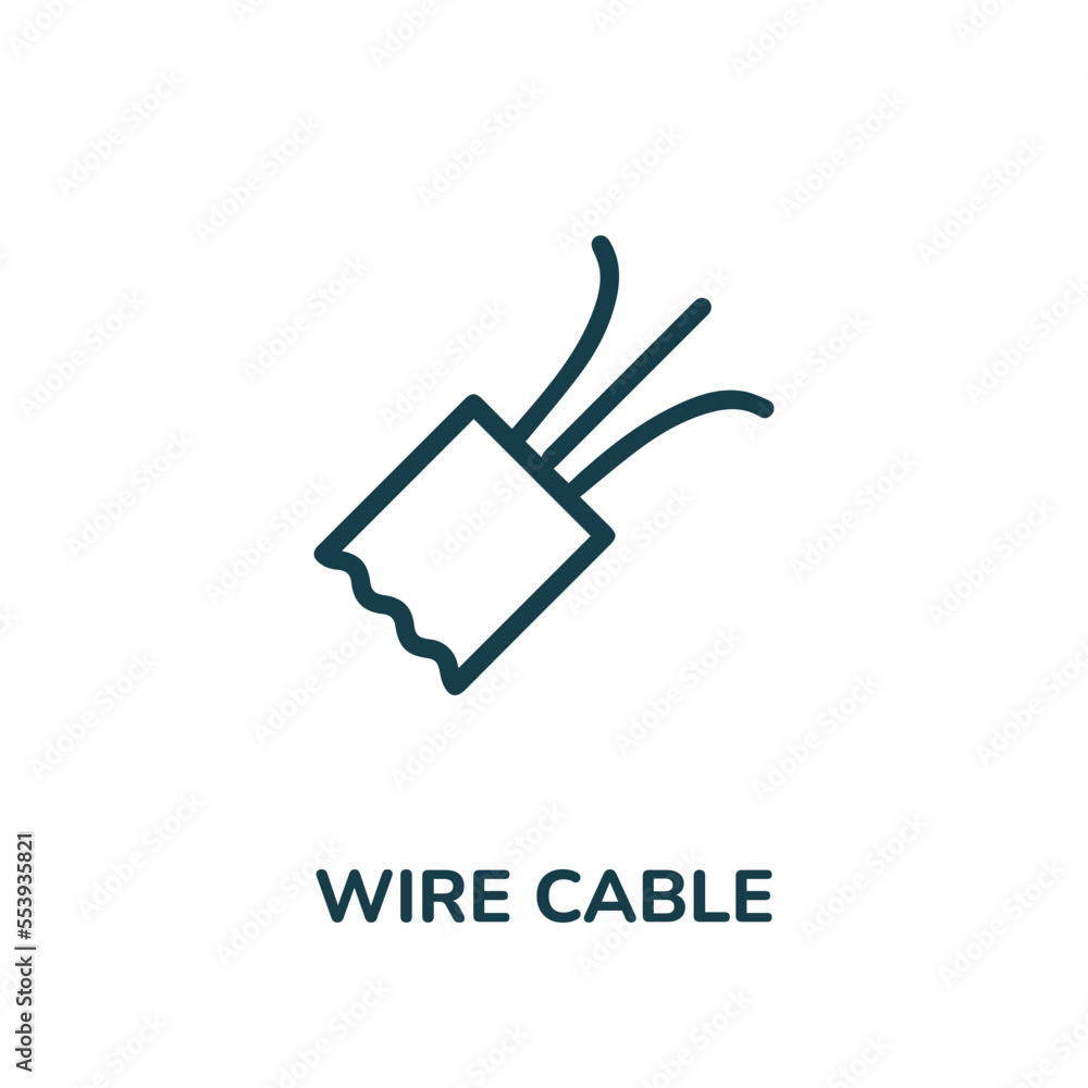 wire cable icon vector. electric cable icon vector symbol illustration. modern simple vector icon for your design. wire icon vector wire cable icon vector. electric cable icon vector symbol illustration. modern simple vector icon for your design. wire icon vector