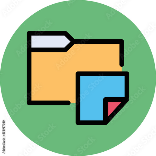 Duel Folder Vector Icon
