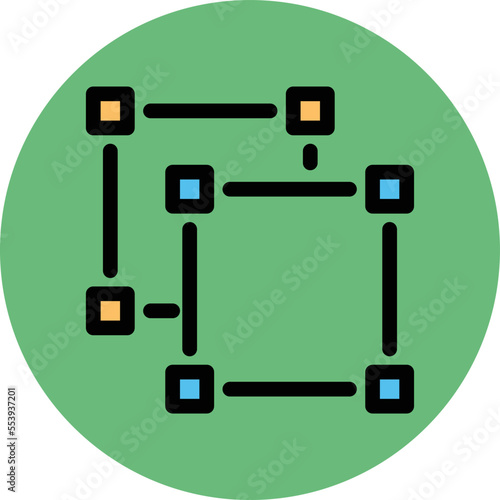 Duplicate Transform Vector Icon