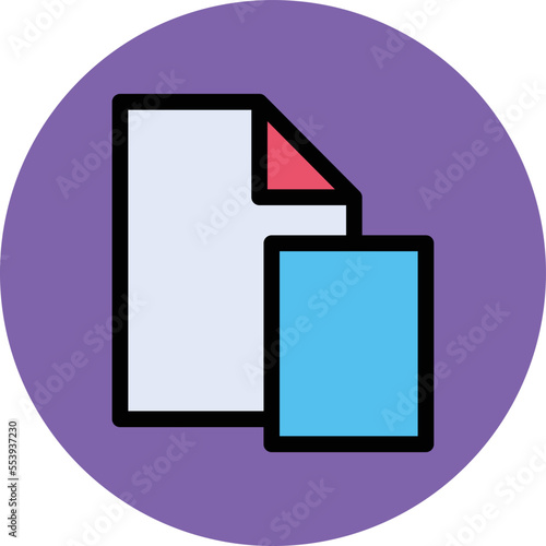Duel File  Vector Icon
