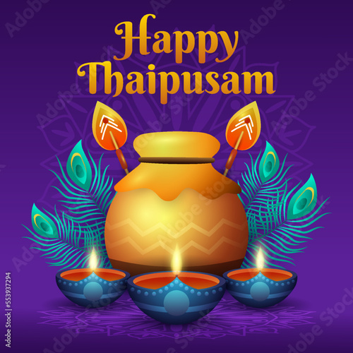Happy Thaipusam Concept