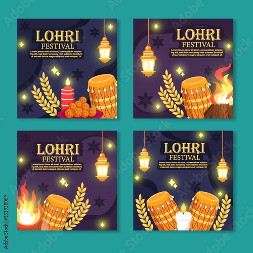 Lohri Social Media Templates