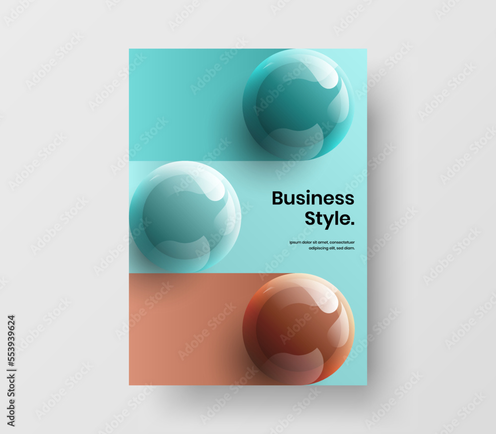 Premium banner design vector illustration. Vivid realistic balls handbill concept. Premium banner design vector illustration. Vivid realistic balls handbill concept.