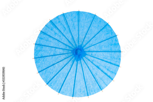 colored paper japanese umbrellas isolated