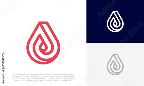 blood donor logo design vector