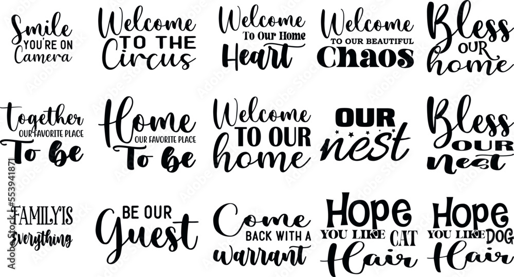 Obraz premium Happy Merry Christmas SVG Bundle 