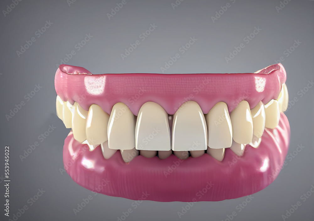 Obraz premium dental x ray, generative ai illustration
