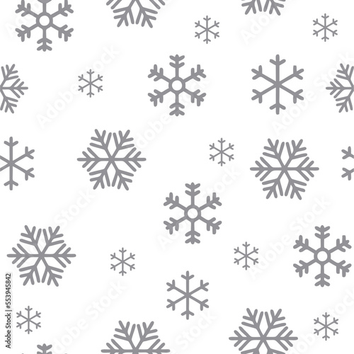 set of snowflakes