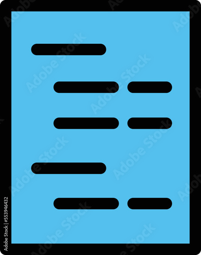 Write Content Vector Icon
