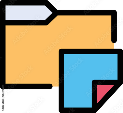 Duel Folder Vector Icon
