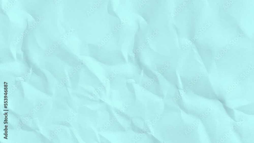 Obraz premium Light blue crumpled paper texture background.