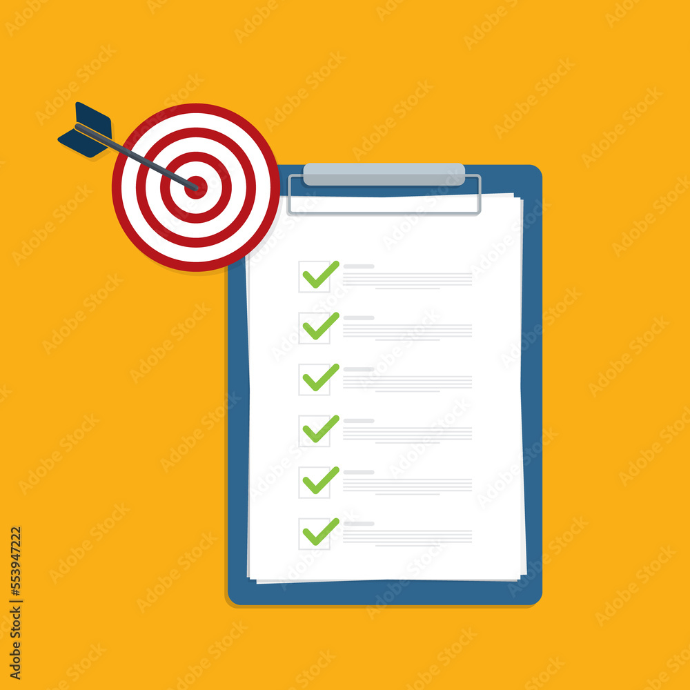 assignment-target-clipboard-checklist-project-task-management-and