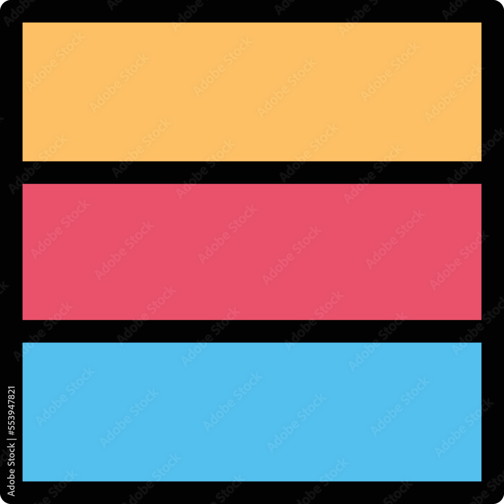 Colorful Shape Vector Icon
