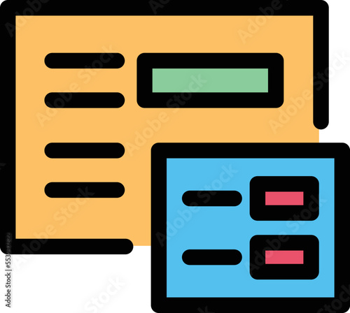 Duplicate File Vector Icon
