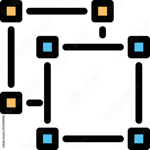 Duplicate Transform Vector Icon
