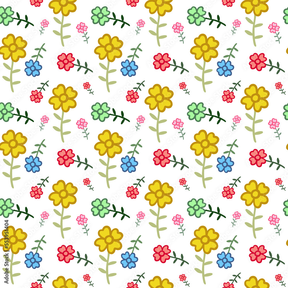 seamless pattern with flowers seamless pattern with flowers