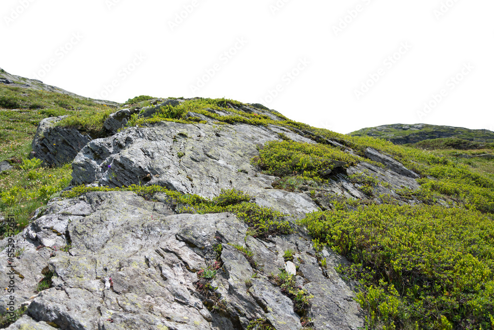 Isolated PNG cutout of a mountain in summer in the Alps on a transparent background, ideal for photobashing, matte-painting, concept art Isolated PNG cutout of a mountain in summer in the Alps on a transparent background, ideal for photobashing, matte-painting, concept art