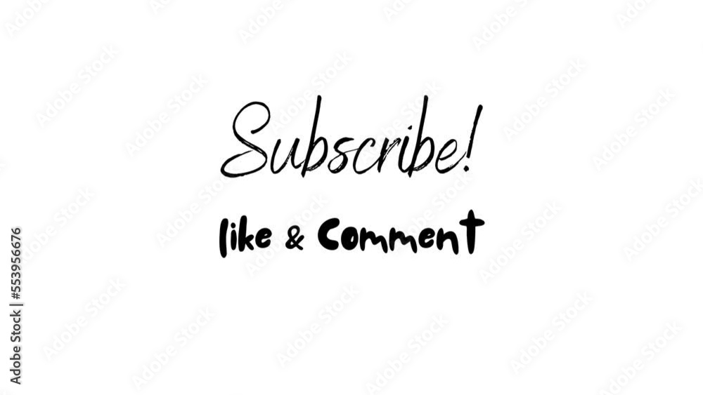 subscribe like and comment 4K video for youtube outro with white background subscribe like and comment 4K video for youtube outro with white background