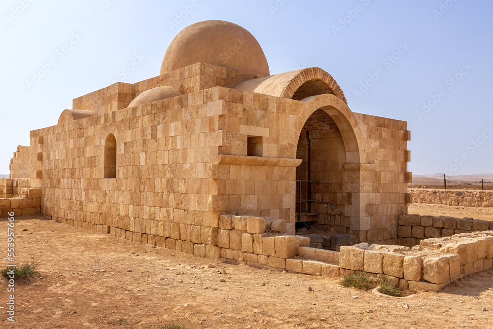 Exterior of Hammam Al Sarah, Desert Castle, Jordan