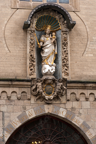 The Liebfrauenkirche is a catholic church in the center of the old town of Koblenz.