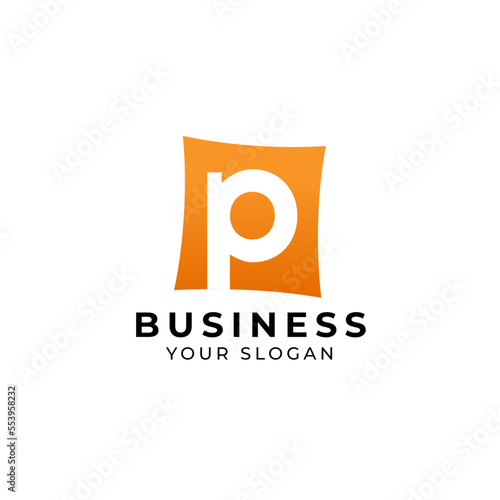 P letter business logo design