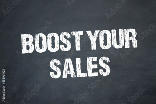 Naklejka Boost Your Sales