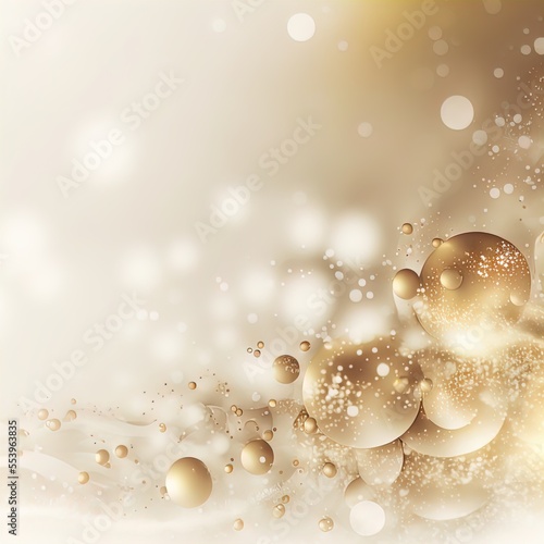 White and gold background. Great for banners, ads, cards and more. 