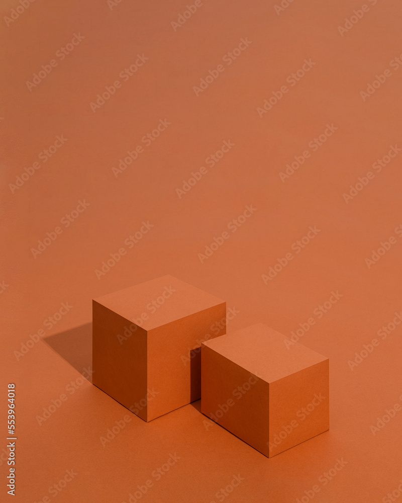 3d cube and box podium minimal scene studio background. Pastal colour tones.Podium for cosmetics product display with shadows and light. podium for products display. 3d cube and box podium minimal scene studio background. Pastal colour tones.Podium for cosmetics product display with shadows and light. podium for products display.