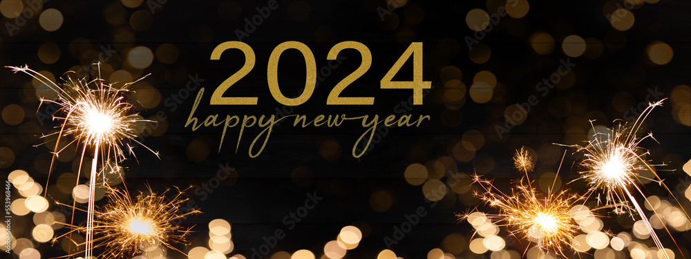 Sylvester, New Year's Eve 2024 Party, Happy New year, Fireworks