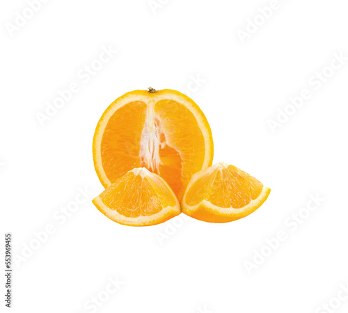 orange slices on   transparent  png