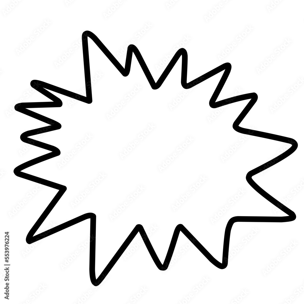 Obraz premium Doodle Explosion Comic Vector
