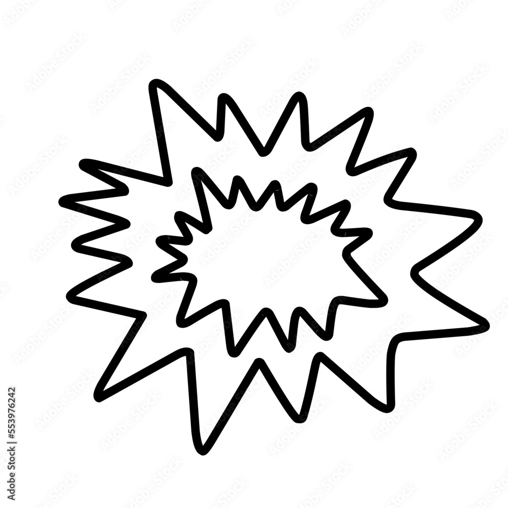 Doodle Explosion Comic Vector Doodle Explosion Comic Vector