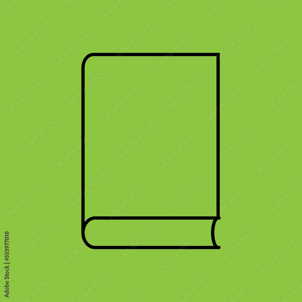 Notebook Icon isolated. Office Concept. - Vector Notebook Icon isolated. Office Concept. - Vector
