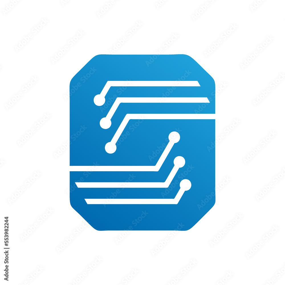 technology network logo vector design technology network logo vector design