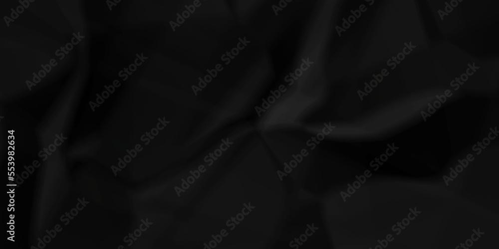 Dark Black facbric paper backdrop crumpled texture. dark black textured crumpled black paper background. panorama black paper texture background, crumpled pattern. Dark Black facbric paper backdrop crumpled texture. dark black textured crumpled black paper background. panorama black paper texture background, crumpled pattern.
