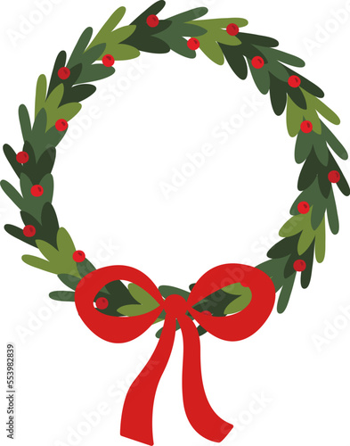 Christmas Farmhouse, Wreath, Holly