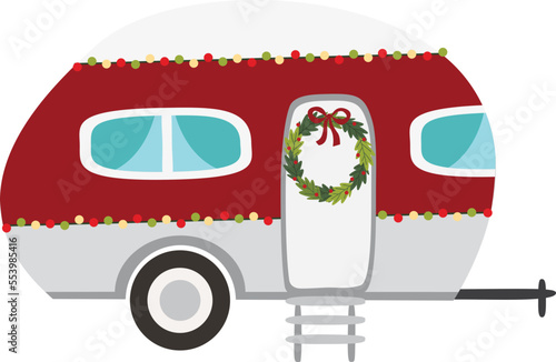 Christmas Camper, Camper van, Camping