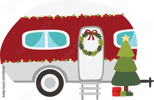 Christmas Camper, Camper van, Camping