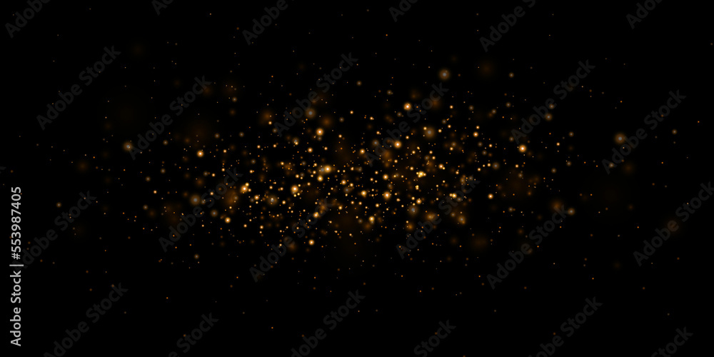 Golden abstract background with bokeh defocused lights Golden abstract background with bokeh defocused lights
