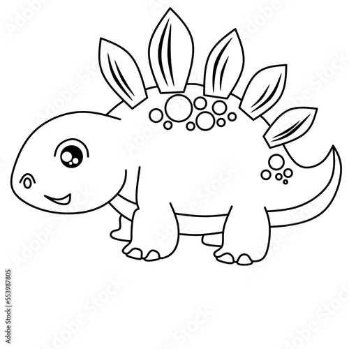 Dinosaurus coloring page 