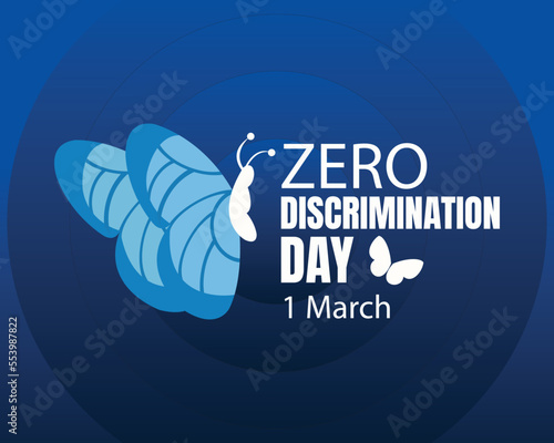 illustration vector graphic of butterfly with a pair of beautiful wings, perfect for international day, zero discrimination day, celebrate, greeting card, etc.