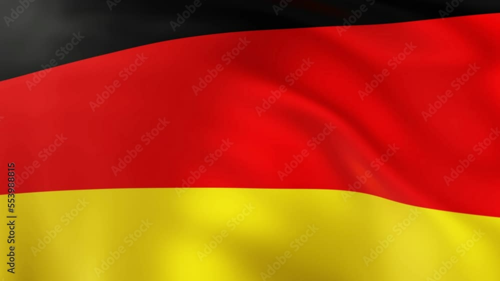 Loop animation of the flag of Germany in 4K quality
Loop animation of the flag of Germany in 4K quality