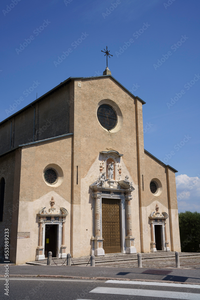Old church at Toscolano Maderno, on Garda lake