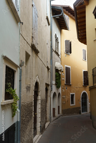 Old street at Toscolano Maderno  on Garda lake