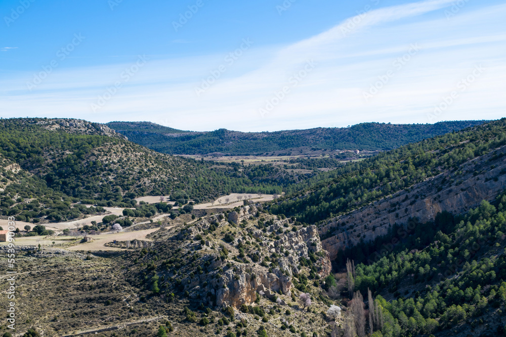 Landscape of mountains in the Valencian community. Valencia - Spain Landscape of mountains in the Valencian community. Valencia - Spain