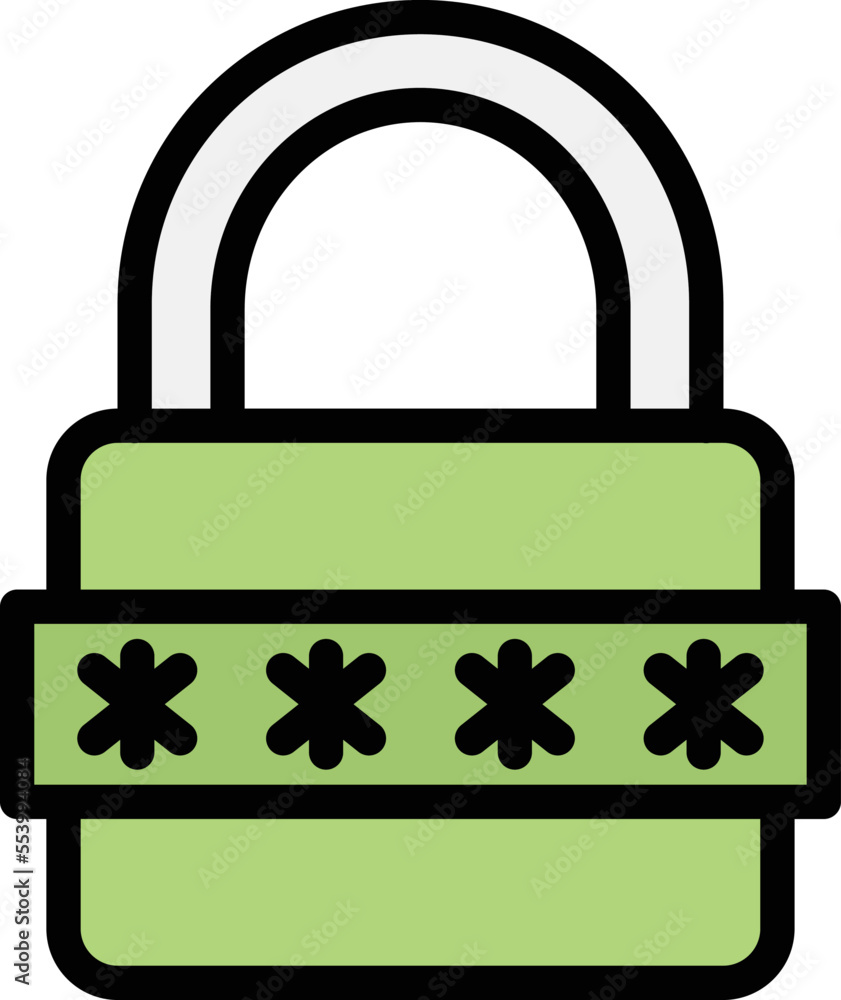 Password Vector Icon Design Illustration Password Vector Icon Design Illustration