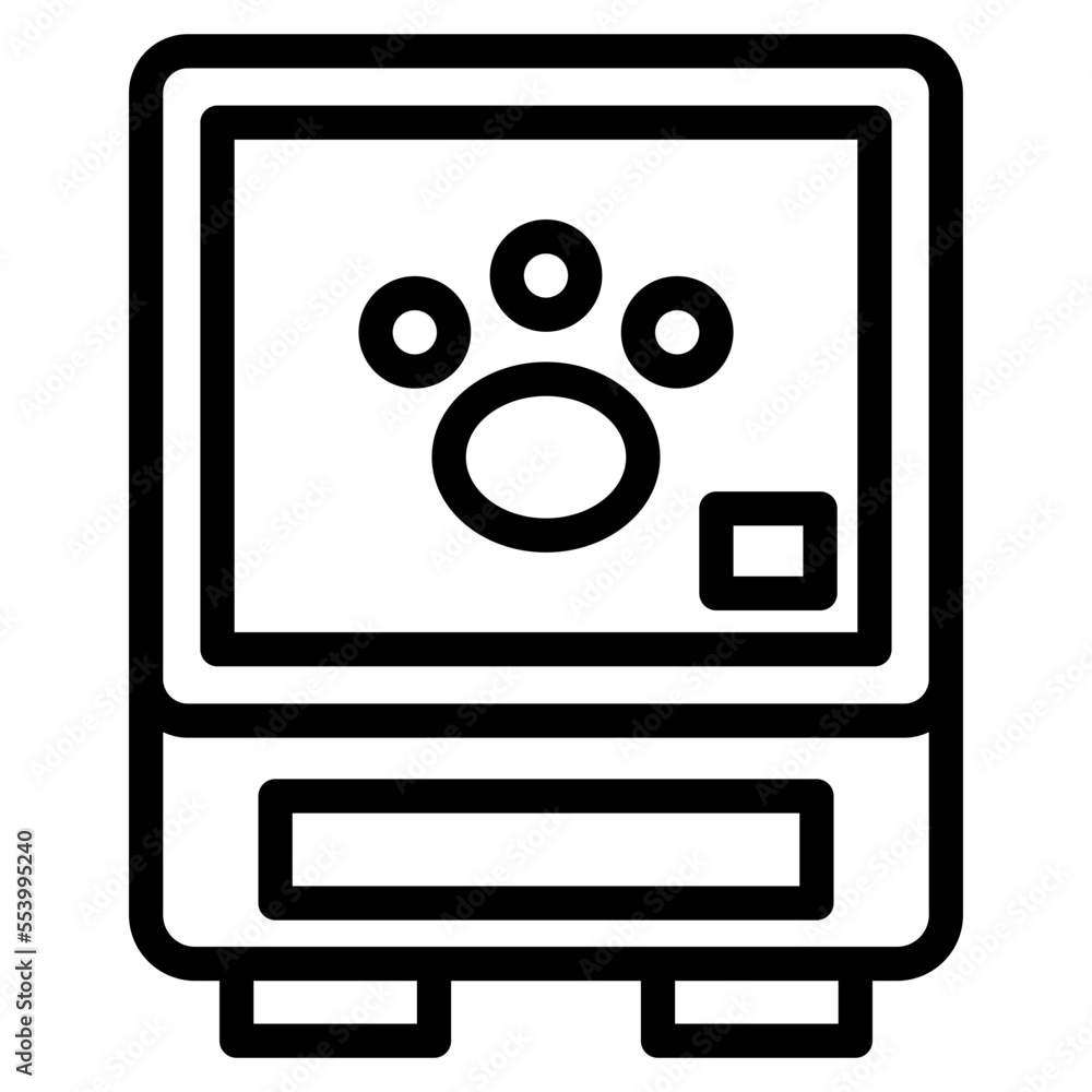 Obraz premium pet carrier line