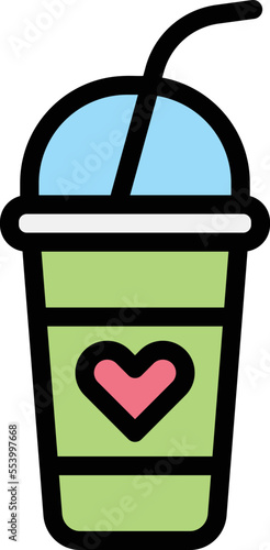 Frappe Vector Icon Design Illustration