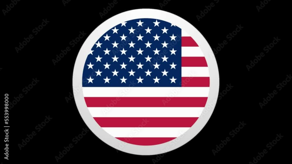 United states flag pin animation with chroma key
United states flag pin animation with chroma key