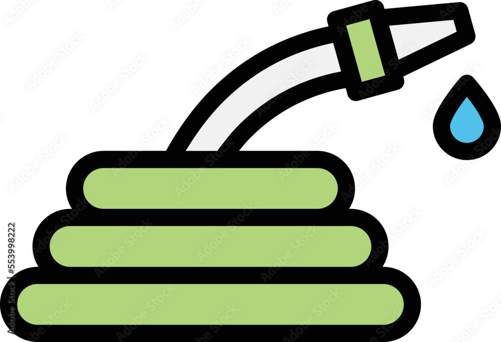 Water hose Vector Icon Design Illustration Water hose Vector Icon Design Illustration